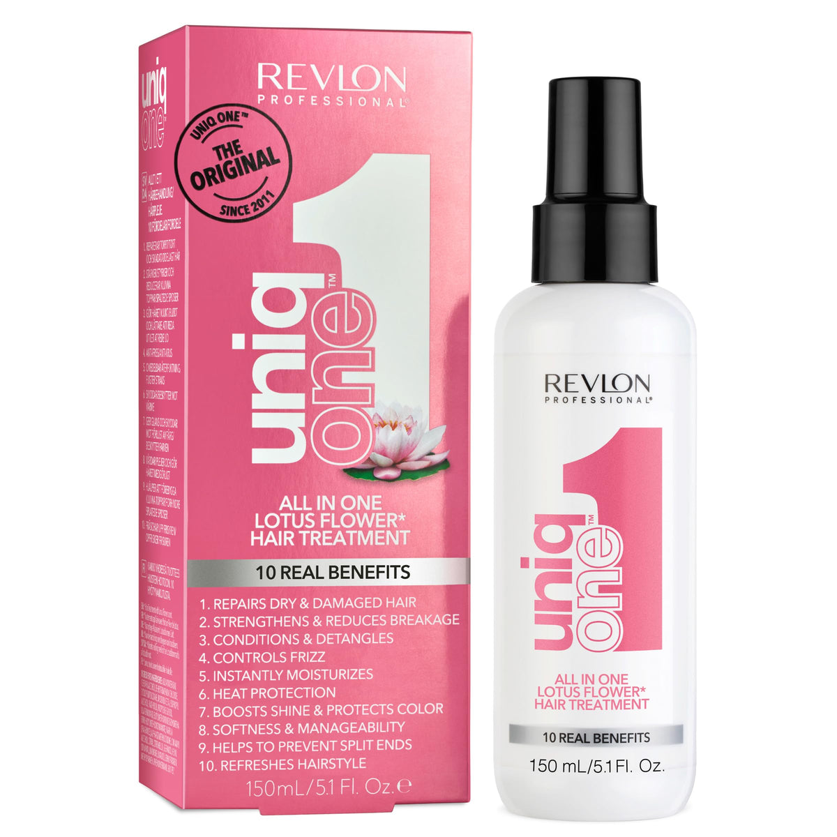 Revlon Professional UniqOne 10-in-1 Hair front view, 5.1 Fl Oz
