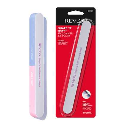 REVLON Shape 'N' Buff Nail Buffer Block front view