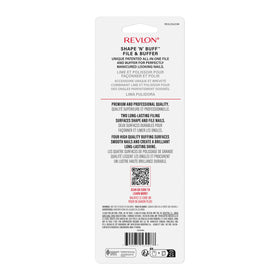 REVLON Shape 'N' Buff Nail Buffer Block with packaging