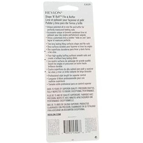 REVLON Shape 'N Buff Nail Buffer side view