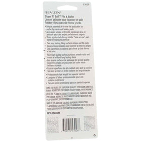 REVLON Shape 'N Buff Nail Buffer with high-gloss finish
