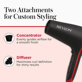 REVLON SmoothStay Hair Dryer with coconut oil infusion label