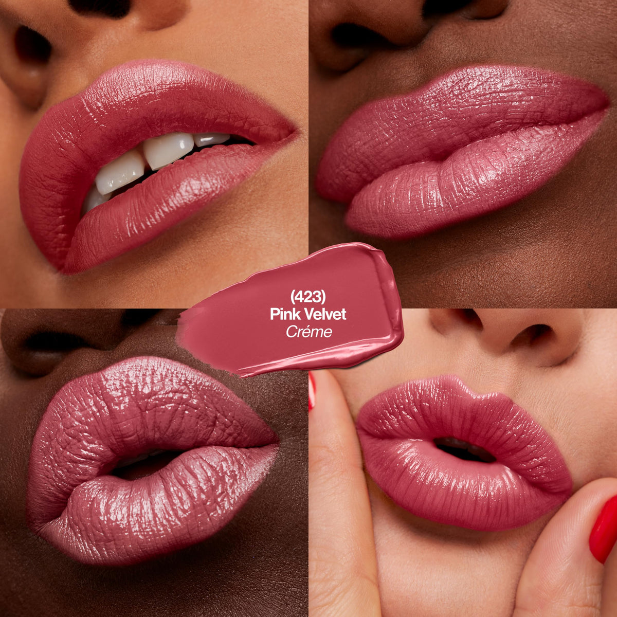 REVLON Super Lustrous Lipstick 423 Pink Velvet packaging