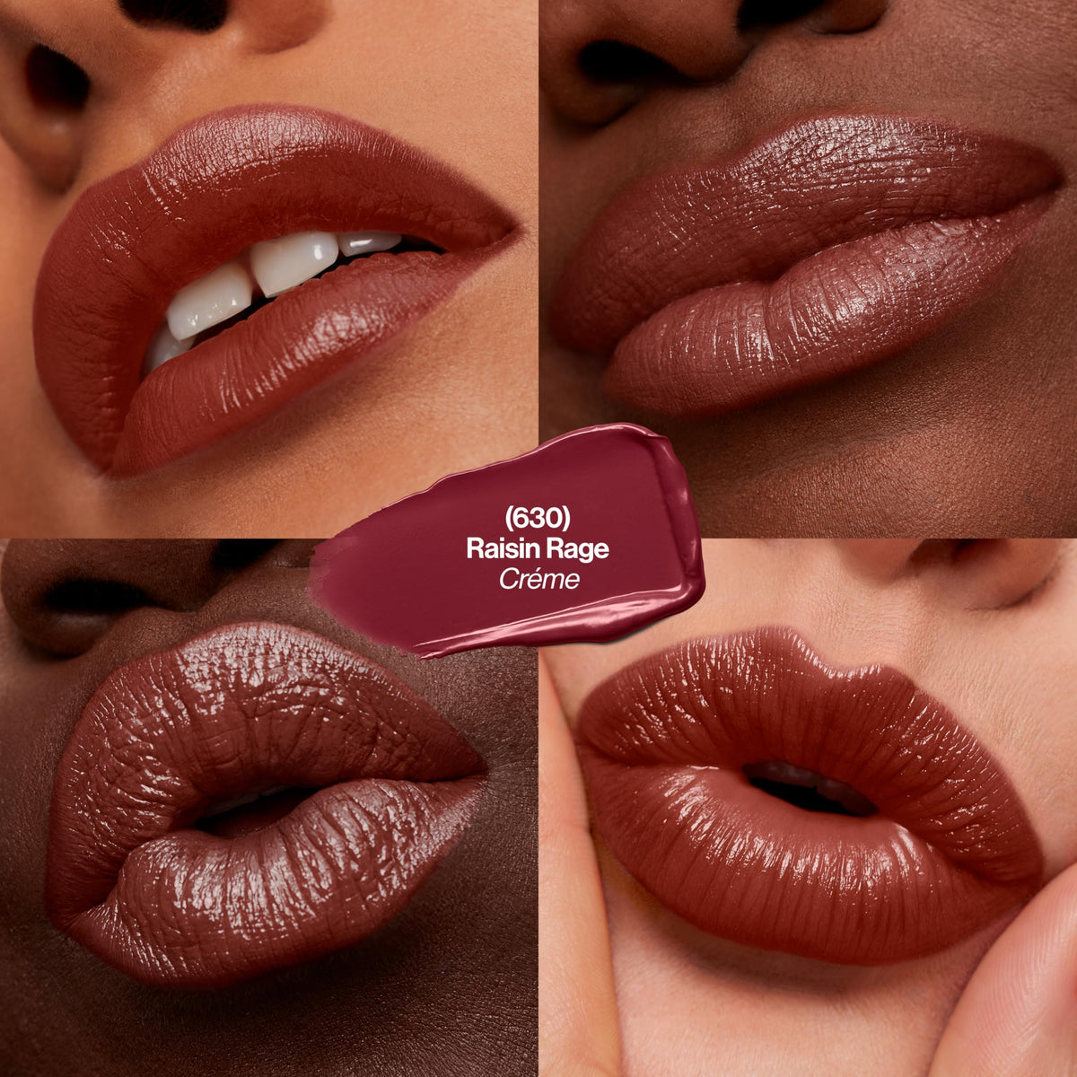 REVLON Super Lustrous Lipstick 630 Raisin Rage swatch on skin