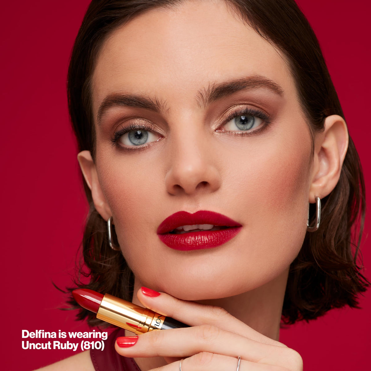 REVLON Super Lustrous Lipstick 810 Uncut Ruby with other shades