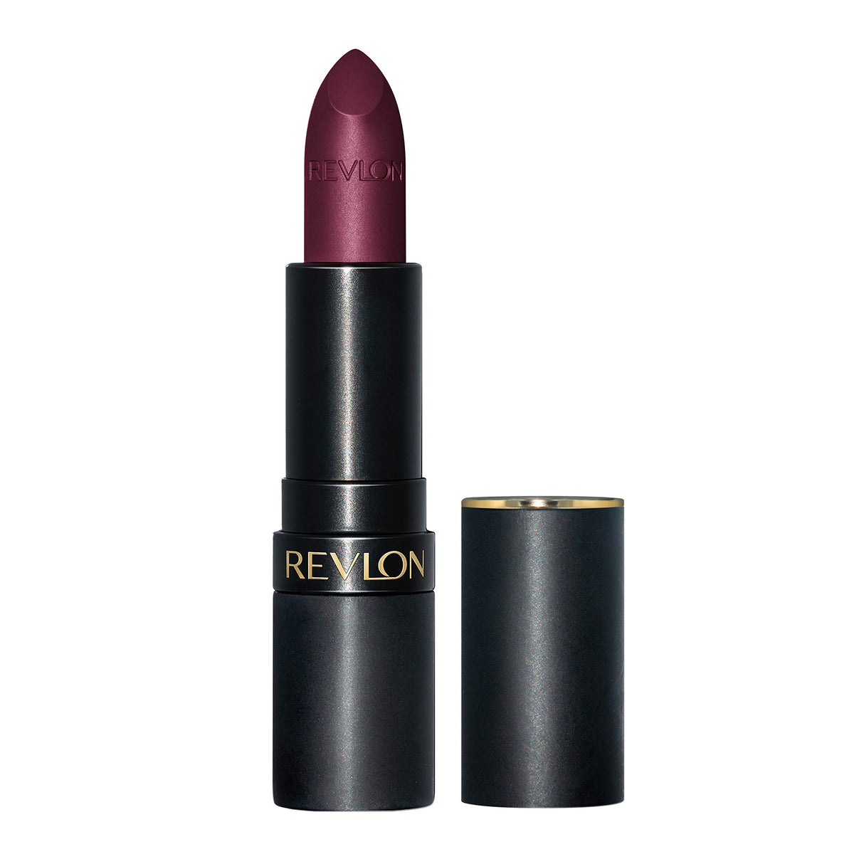 REVLON Super Lustrous Luscious Mattes Lipstick Black Cherry front view
