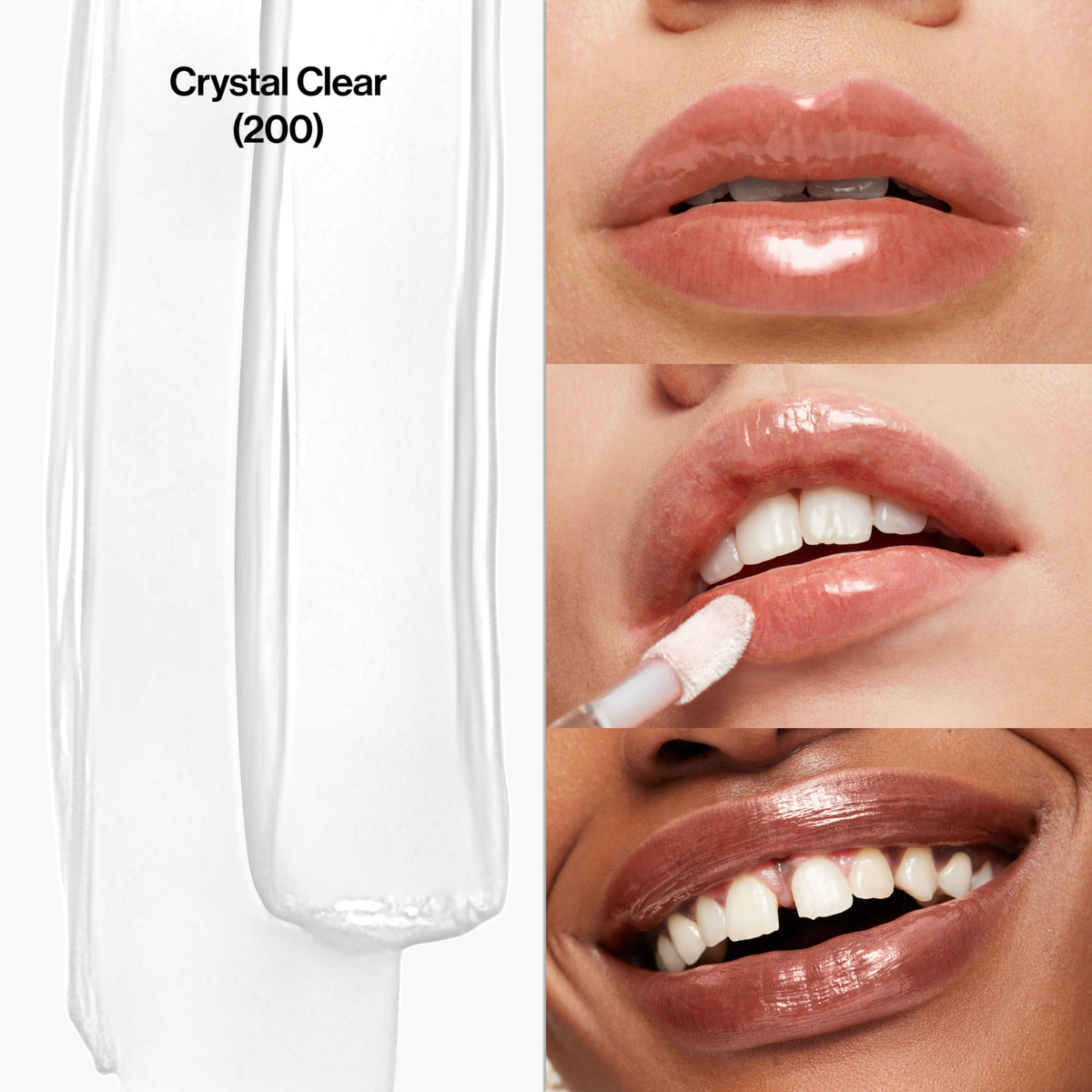 REVLON Super Lustrous The Gloss 200 Crystal Clear oversized applicator