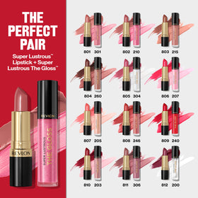 REVLON Super Lustrous The Gloss 210 Pinkissimo with applicator