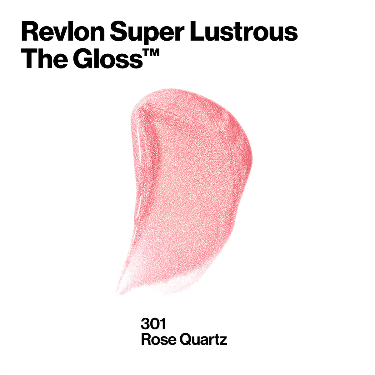 REVLON Super Lustrous The Gloss 301 Rose Quartz oversized applicator