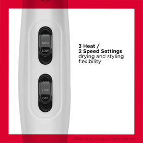 REVLON Volume support Hair Dryer back view with removable end cap