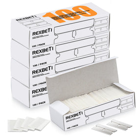 REXBETI 400 pack single edge razor blades front view