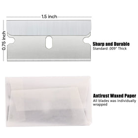 REXBETI single edge razor blades stacked