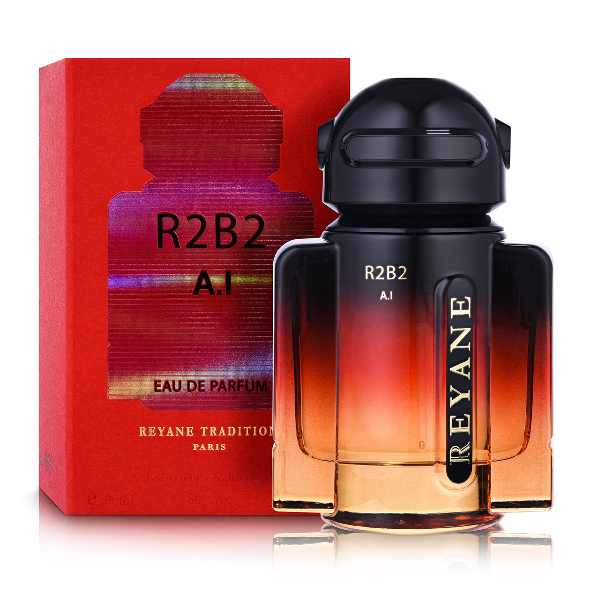 Reyane Tradition R2B2 A.I Men's Fragrance bottle side view