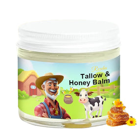 Rezebu Tallow and Honey Balm front view in packaging