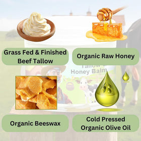 Rezebu Tallow and Honey Balm in lifestyle setting
