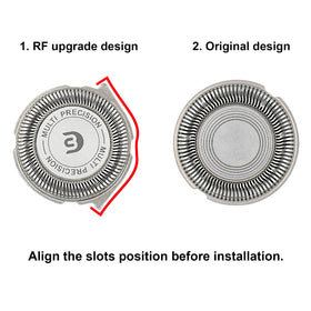 RF RollingFit SH30 Replacement Heads on Philips Norelco shaver