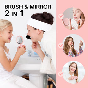RHOS Folding Brush closed in a compact size