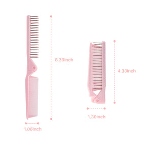 RHOS Mini Folding Comb being used to detangle hair