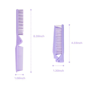 RHOS Mini Folding Comb packaging with product details