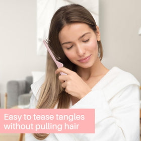 RHOS Mini Hair Brush double-headed design close-up