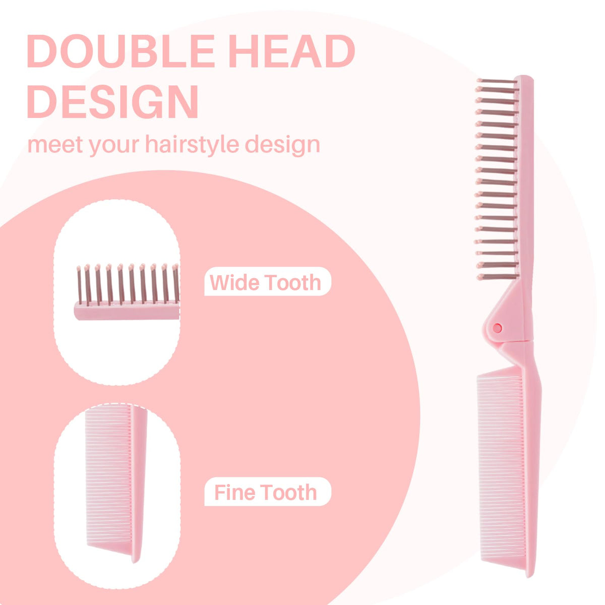 RHOS Mini Hair Brush folded showing compact size