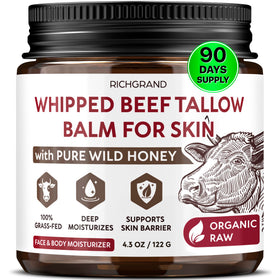 RICHGRAND Beef Tallow Whipped Balm 4.3 oz front view