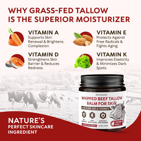 RICHGRAND Beef Tallow Whipped Balm application on skin