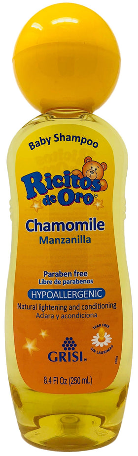 Ricitos de Oro Chamomile Baby Shampoo 8.4 Fl Oz front view