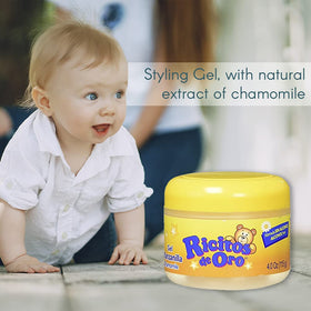 Ricitos de Oro Chamomile Styling Gel 6-pack display