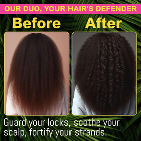Rida Batana Oil Shampoo and Conditioner Set packaging