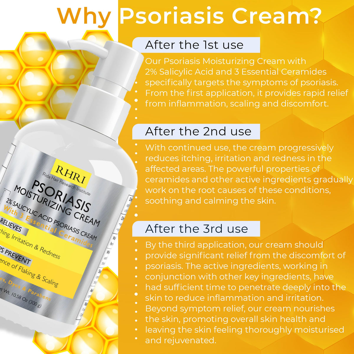 Rida Psoriasis Cream XL in a bathroom setting