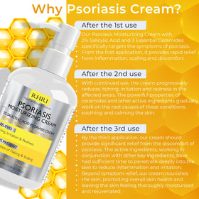 Rida Psoriasis Cream XL in a bathroom setting