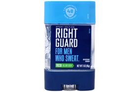 Right Guard Sport Antiperspirant Clear Gel back view showing ingredients