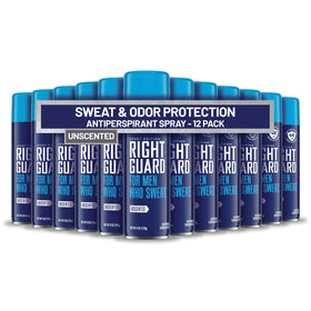 Right Guard Sport Unscented Antiperspirant Spray 6oz front view