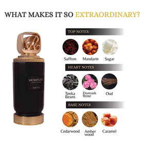 Riiffs Momento Extrait De Parfum 3.4 oz bottle side view with packaging