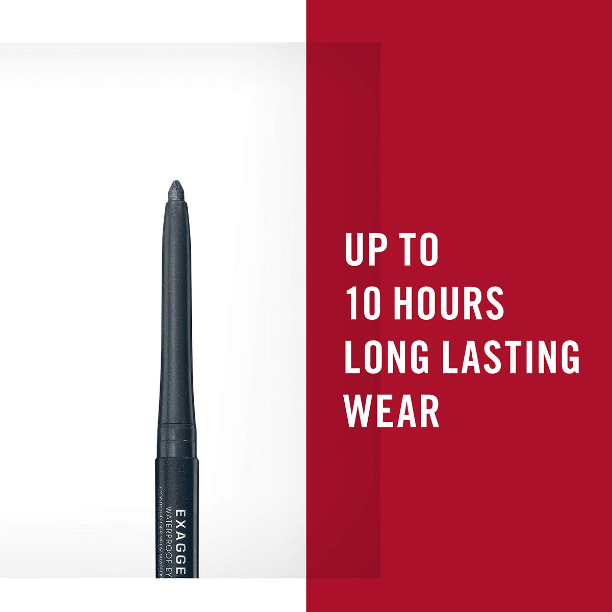 Rimmel Exaggerate Eye Definer Earl Grey retractable tip close-up