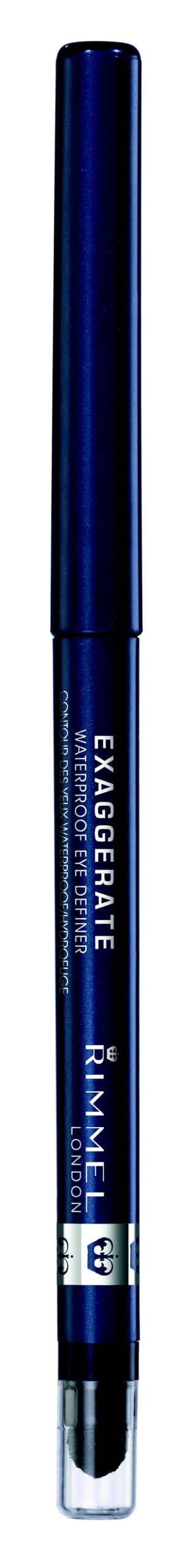 Rimmel Exaggerate Eye Definer showing built-in smudger and sharpener