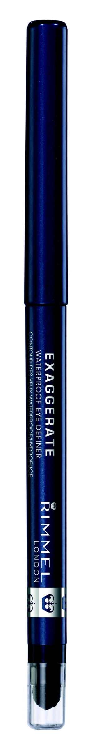 Rimmel Exaggerate Eye Definer showing built-in smudger and sharpener