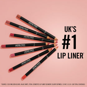 Rimmel Lasting Finish Lip Liner Pencil in use on model