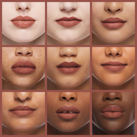 Rimmel Lasting Finish Lipstick applied on lips