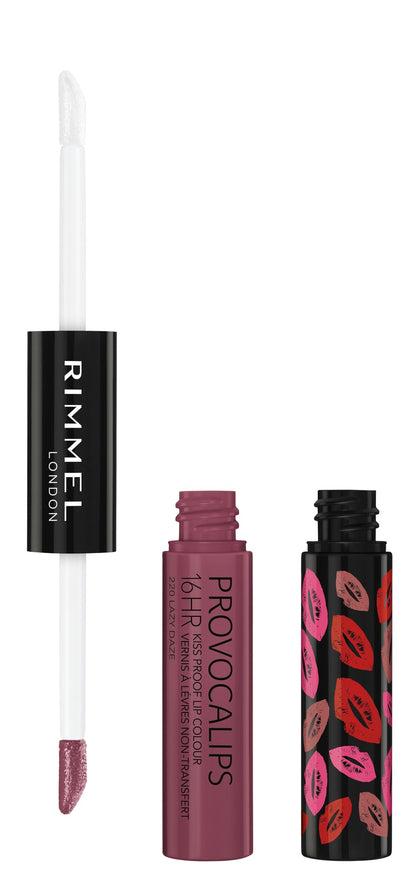 Rimmel Provocalips 16hr Kiss-Proof Lip Color 220 Lazy Daze front view