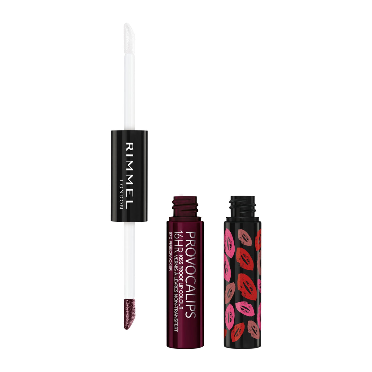 Rimmel Provocalips 16hr Kiss-Proof Lip Colour 570 Firecracker front view