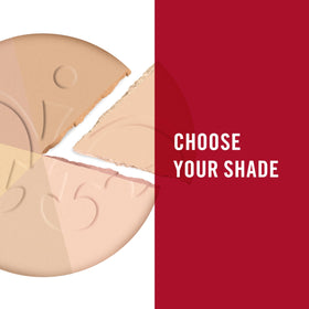 Rimmel Stay Matte 004 Sandstorm applied on skin