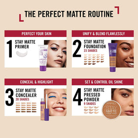 Rimmel Stay Matte Liquid Mousse Foundation 081 Fair Ivory with makeup brush