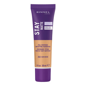 Rimmel Stay Matte Liquid Mousse Foundation 202 Sun Beige front view