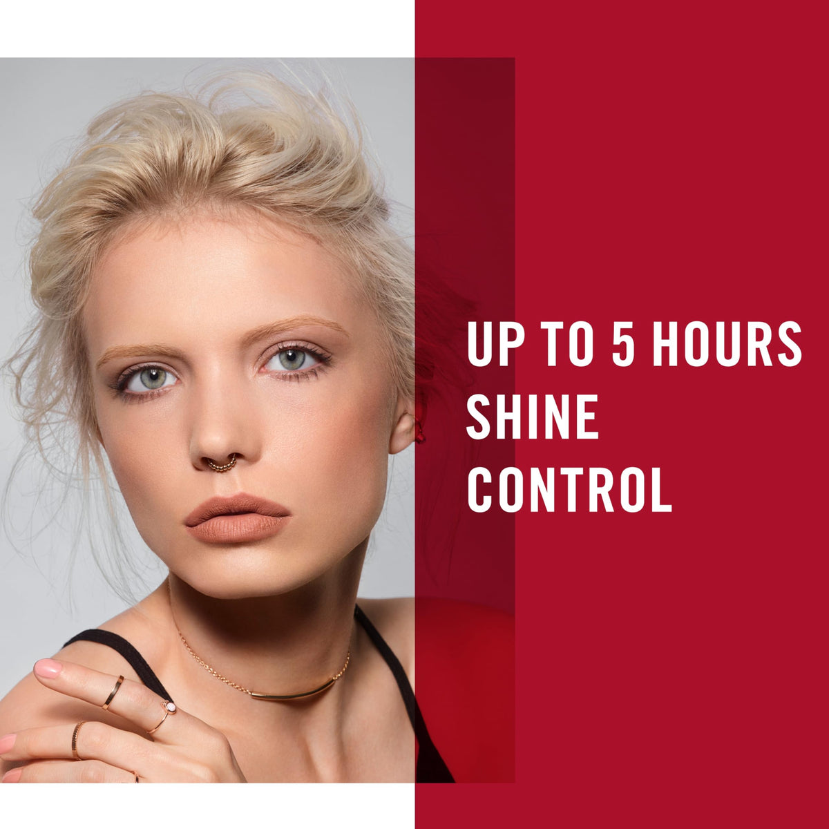 Rimmel Stay Matte Pressed Powder packaging with ingredients