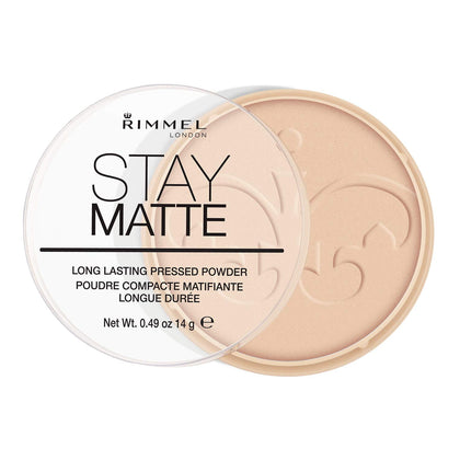 Rimmel Stay Matte Pressed Powder Peach Glow front view