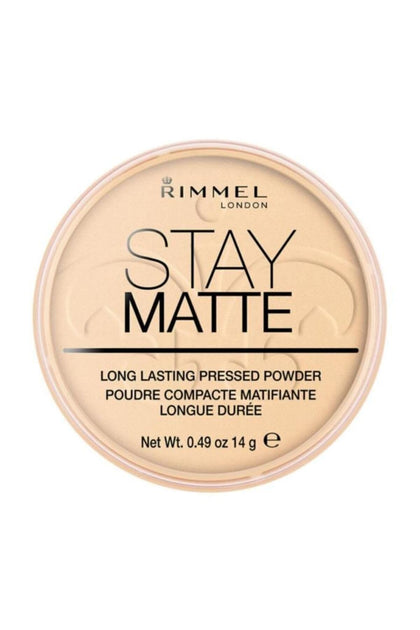 Rimmel Stay Matte Pressed Powder Transparent front view