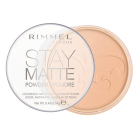 Rimmel Stay Matte Pressed Powder Warm Beige front view