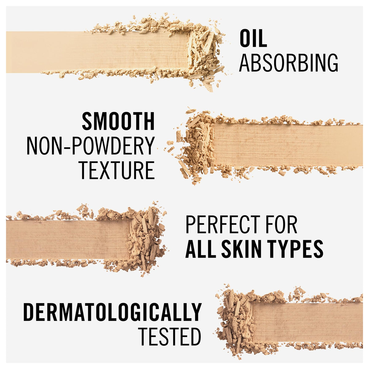 Rimmel Stay Matte Pressed Powder Warm Beige texture close-up